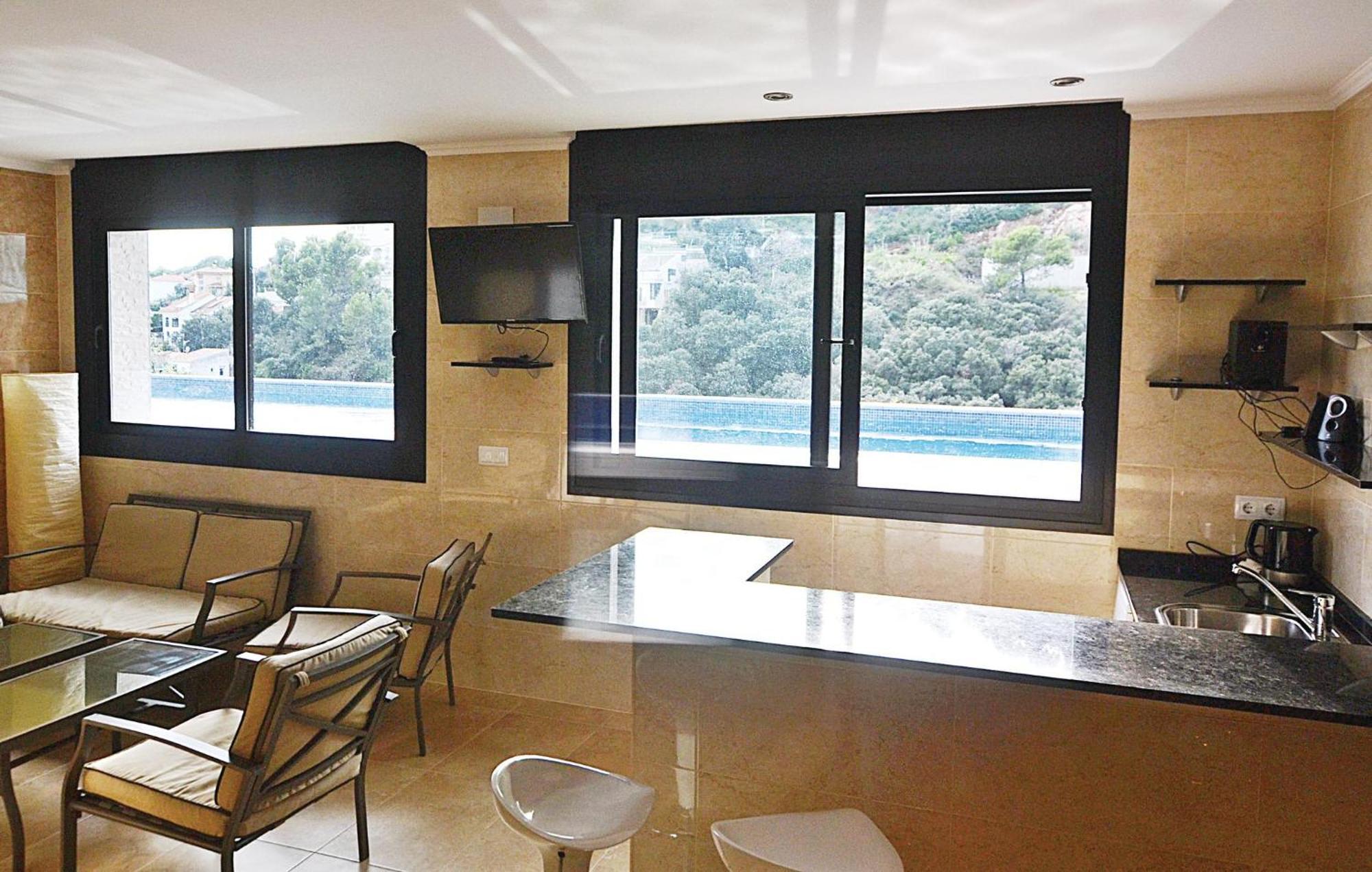 Nice Home In Santa Susanna With House Sea View 외부 사진